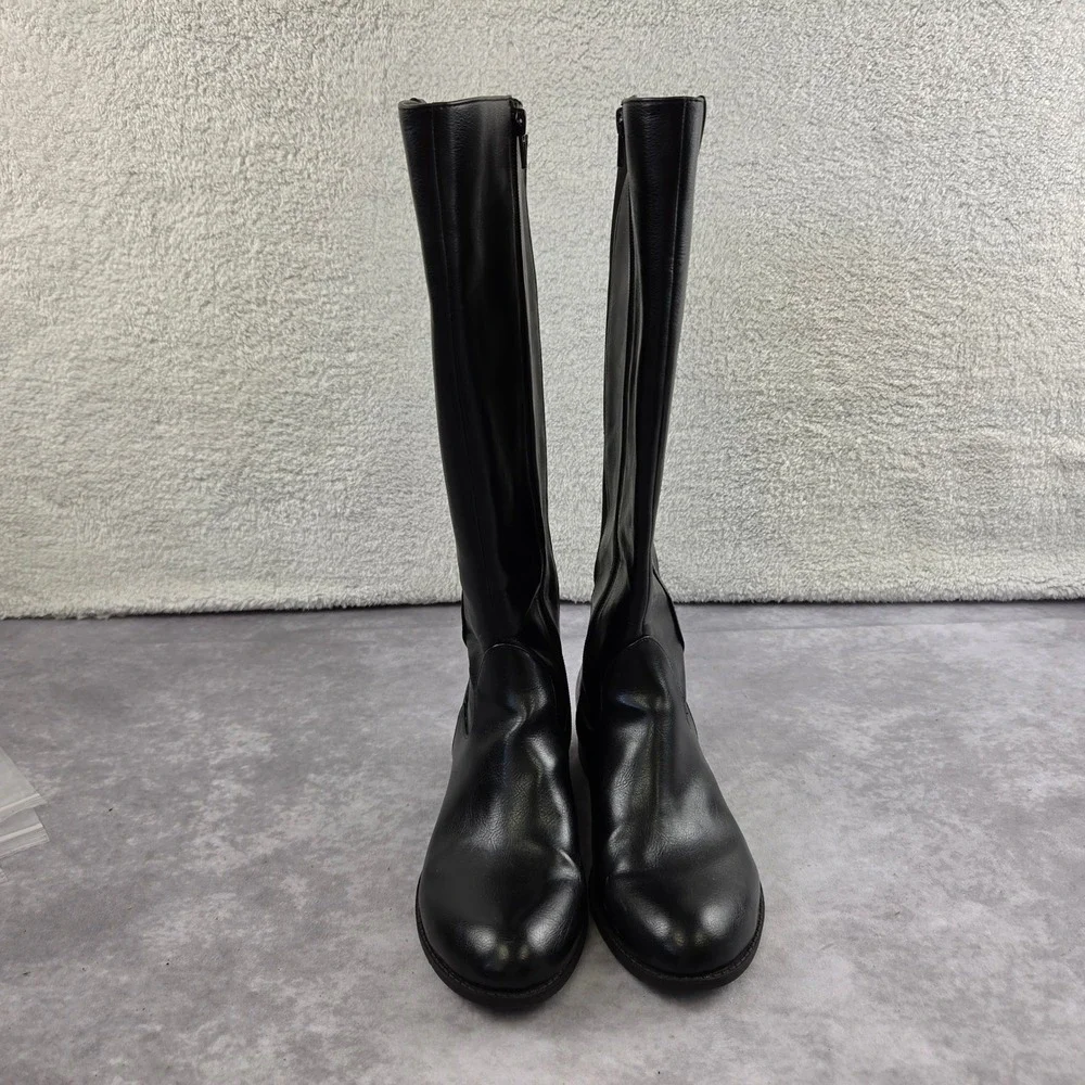 LifeStride Simply Comfort Black Wide Calf Tall Riding Boots Womens 7M WC